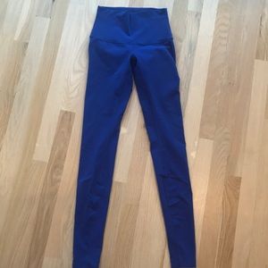 Blue Lululemon Wunder-Under High Rise Tight